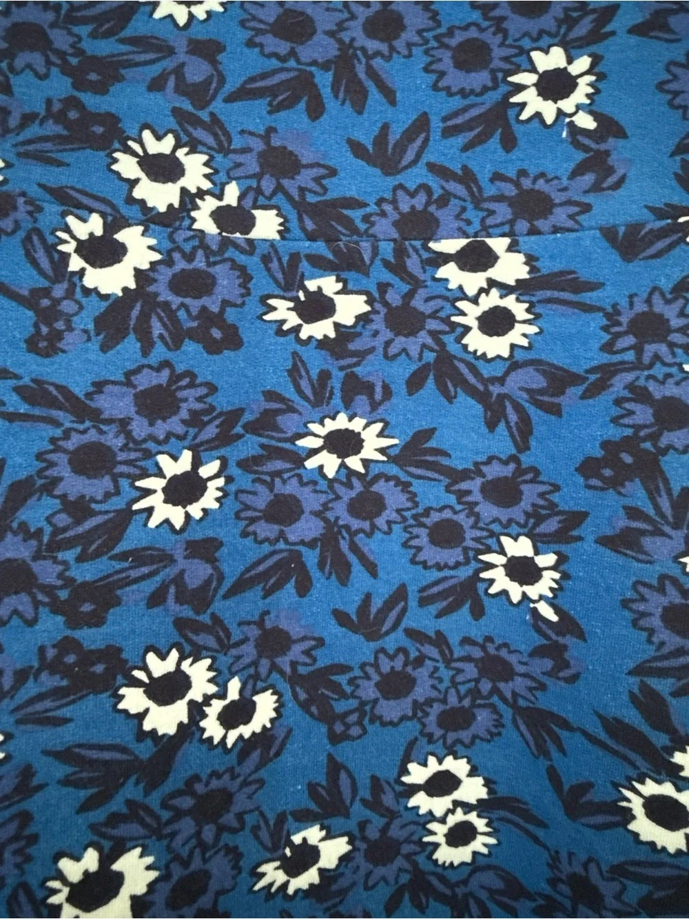 NEW Draper James Royal Blue Floral Skater Skirt